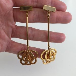 Bauble Bar gold dangle earrings